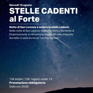 Stelle cadenti al Forte