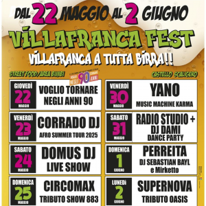 Villafranca Fest - Le sagre di Maggio a Verona